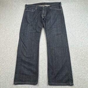 Levis 514 Straight Leg Jeans Mens 40x30 (42x31) Dark Wash Denim Pants‎ Classic